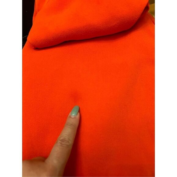 Revolve NBD Jasper Dress size S One Shoulder Sash Tie Belt Formal Wedding Orange - Picture 13 of 14